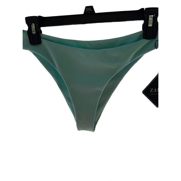Zaful Women’s Bikini Bottoms SZ S -Turquoise NWT - Picture 4 of 6